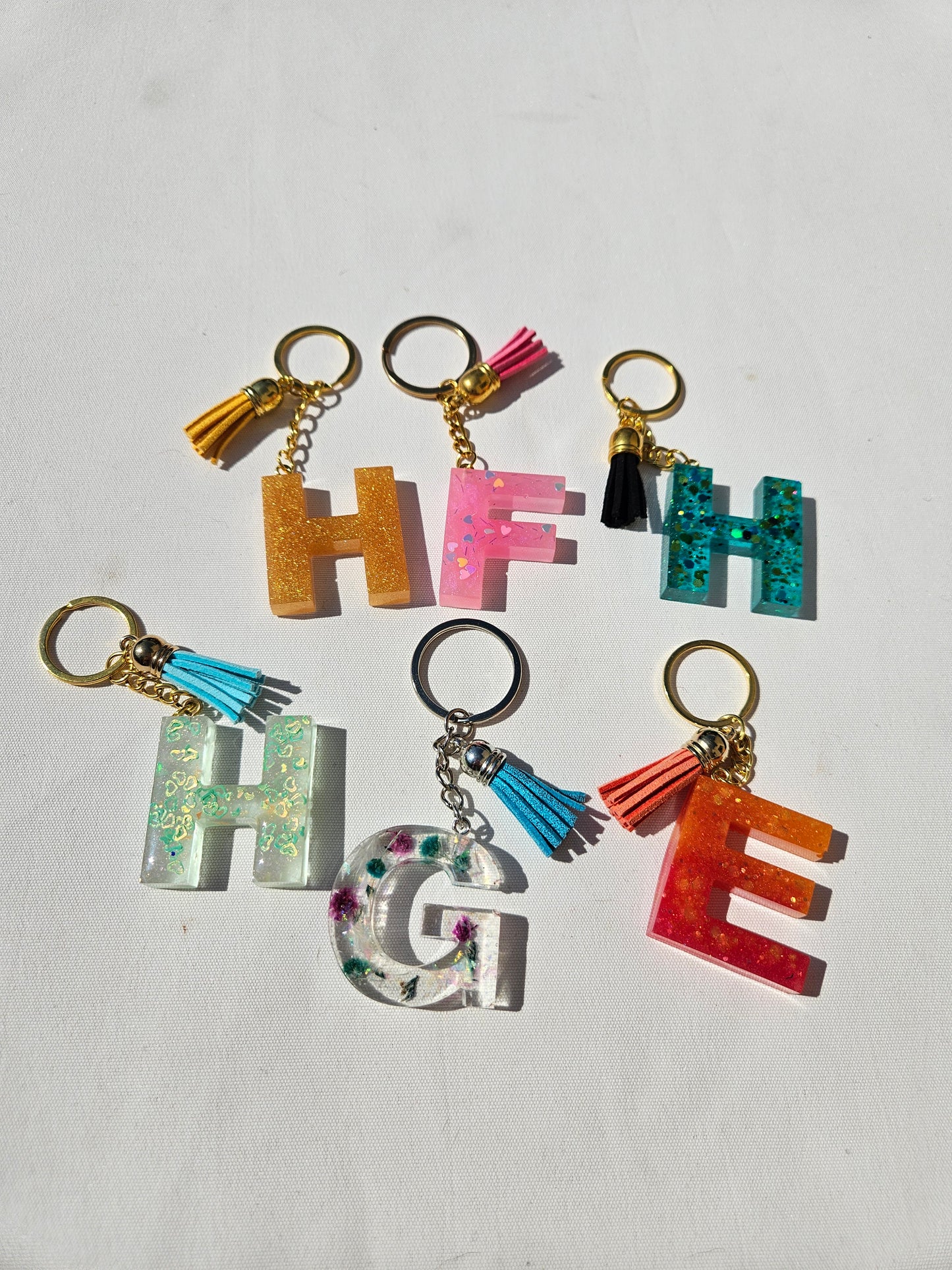 Made to Order/Custom  KeyChain/ Personalised Resin Letter Bagcharm/Keychain/Bag Accessories/ Small Gift for Friend/ Birthday