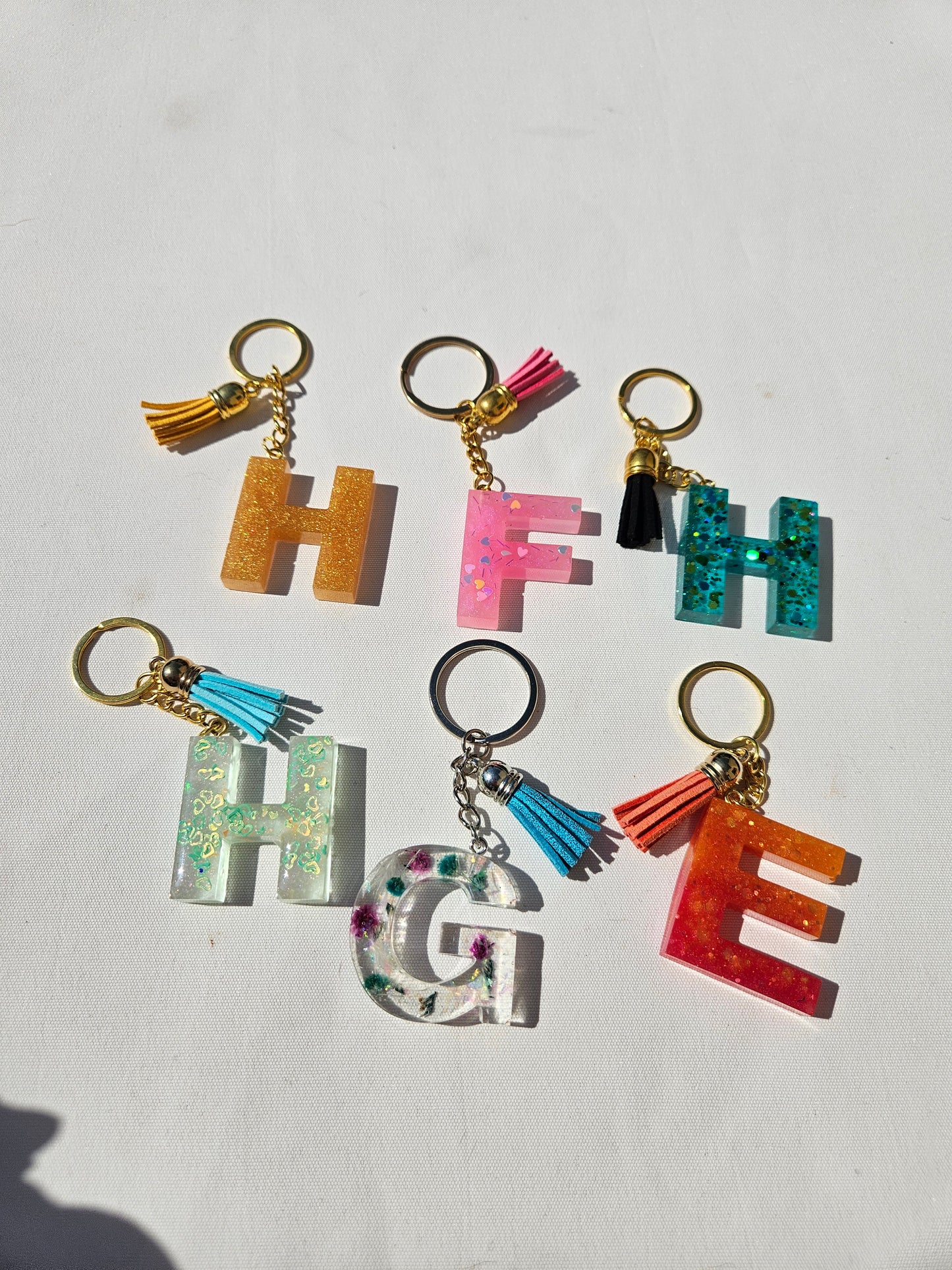 Made to Order/Custom  KeyChain/ Personalised Resin Letter Bagcharm/Keychain/Bag Accessories/ Small Gift for Friend/ Birthday