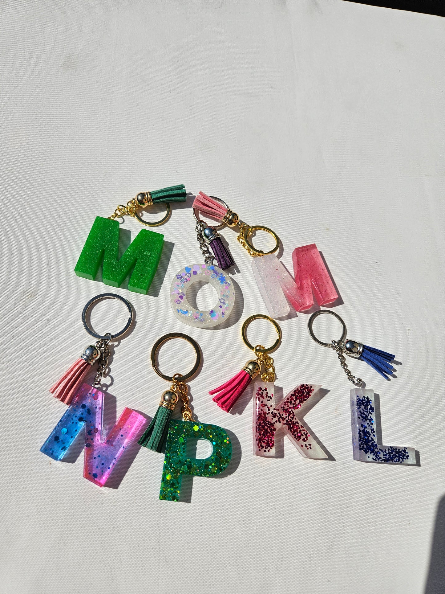 Made to Order/Custom  KeyChain/ Personalised Resin Letter Bagcharm/Keychain/Bag Accessories/ Small Gift for Friend/ Birthday