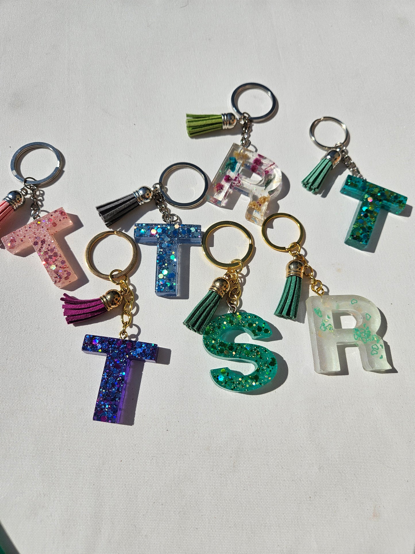 Made to Order/Custom  KeyChain/ Personalised Resin Letter Bagcharm/Keychain/Bag Accessories/ Small Gift for Friend/ Birthday