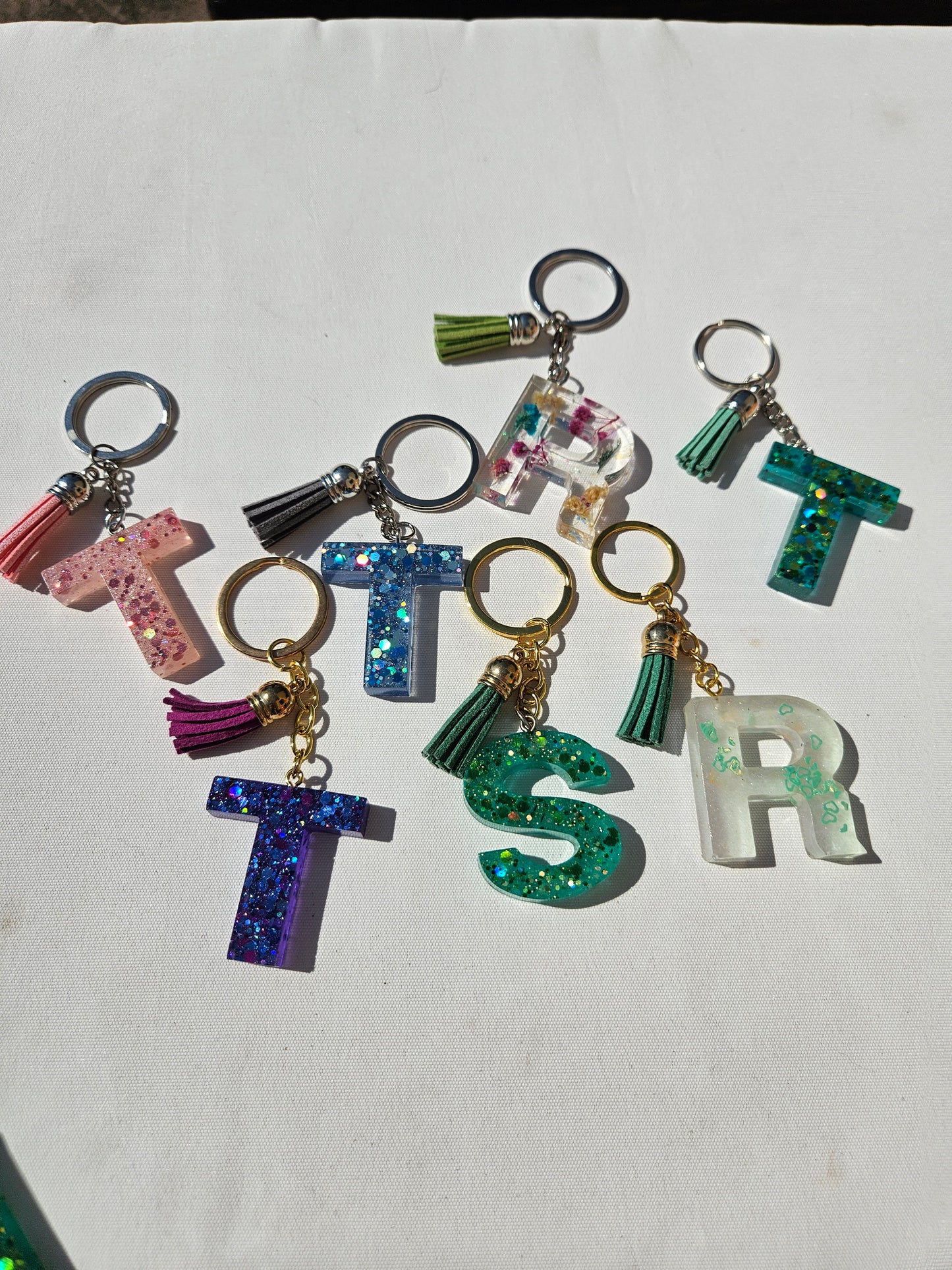 Made to Order/Custom  KeyChain/ Personalised Resin Letter Bagcharm/Keychain/Bag Accessories/ Small Gift for Friend/ Birthday
