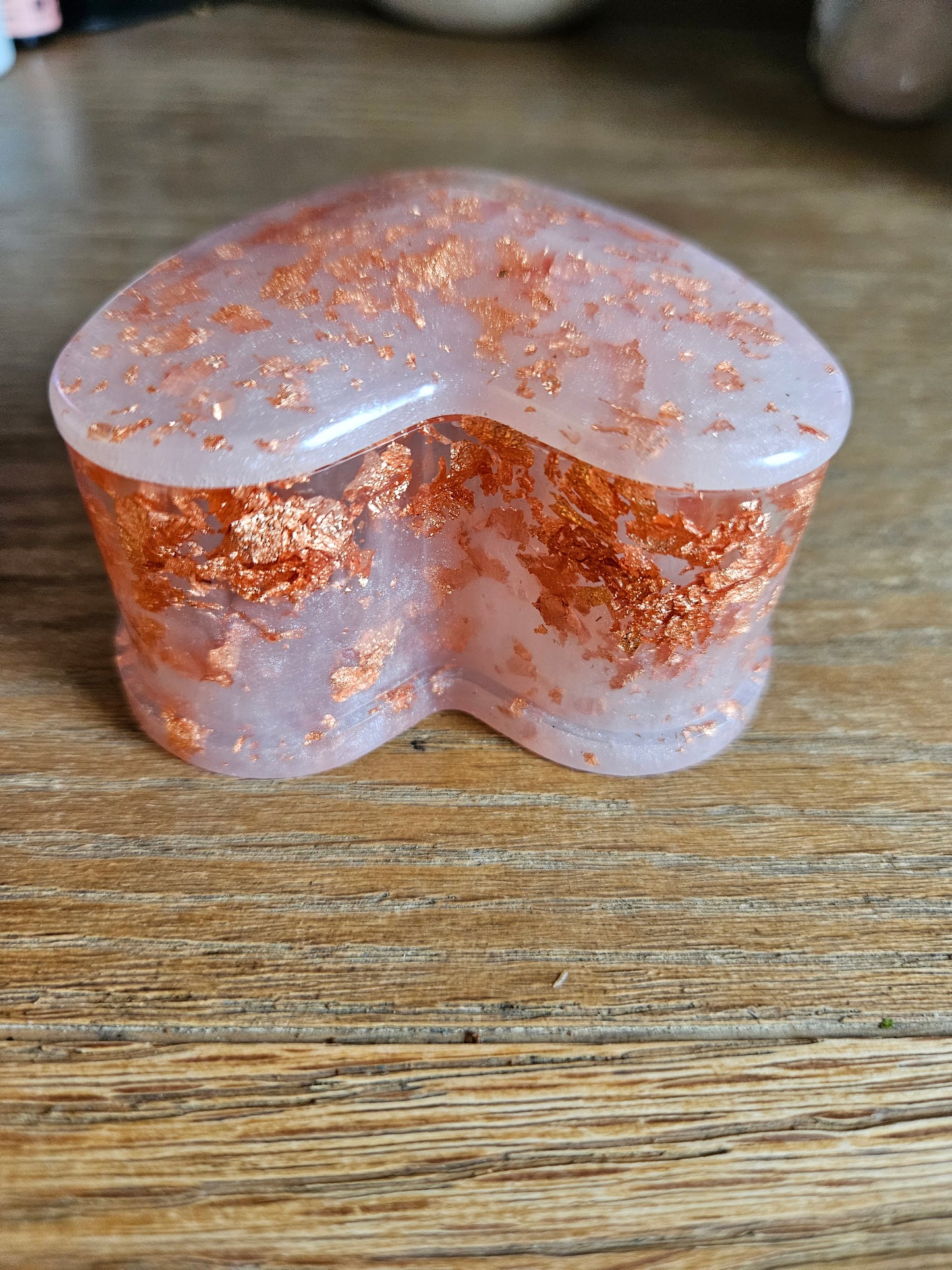 Marble Effect Rose Gold/White Heart Trinket/Jewellery Box/ Stylish Unique Original Birthday Gift Mum Gran Friend Girlfriend